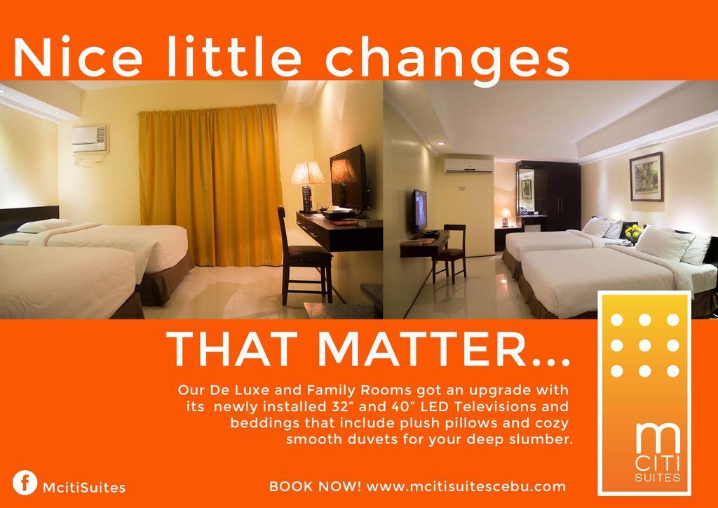 M Citi Suites Cebu Stadt Zimmer foto
